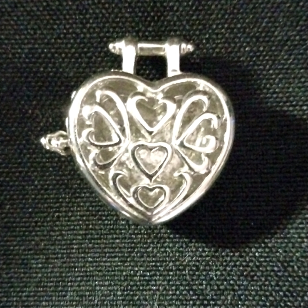 Silver Heart locket pendant